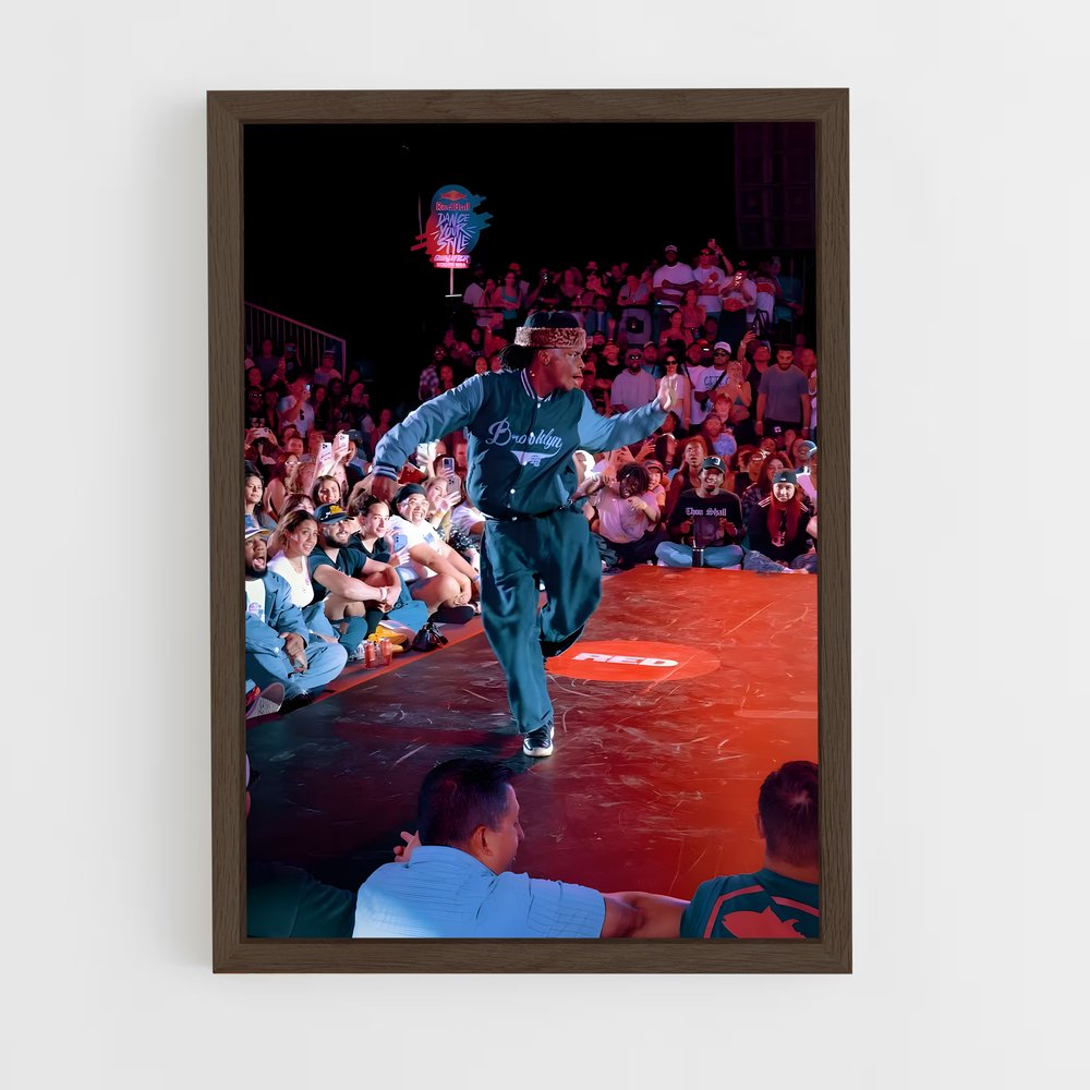 Poster Trick en Bleu – affiche Danse (vue 5)